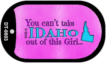 Idaho Girl Novelty Metal Dog Tag Necklace DT-9803