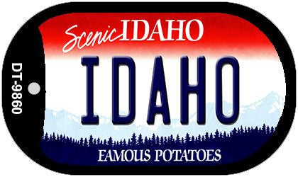 Idaho Novelty Metal Dog Tag Necklace DT-9860