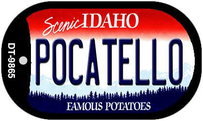 Pocatello Idaho Novelty Metal Dog Tag Necklace DT-9865