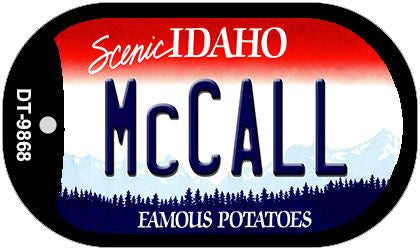 McCall Idaho Novelty Metal Dog Tag Necklace DT-9868