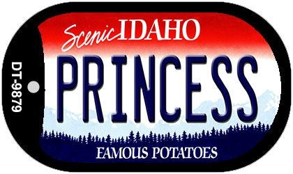 Princess Idaho Novelty Metal Dog Tag Necklace DT-9879
