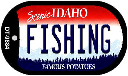 Fishing Idaho Novelty Metal Dog Tag Necklace DT-9884