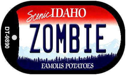 Zombie Idaho Novelty Metal Dog Tag Necklace DT-9890