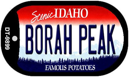 Borah Peak Idaho Novelty Metal Dog Tag Necklace DT-9899
