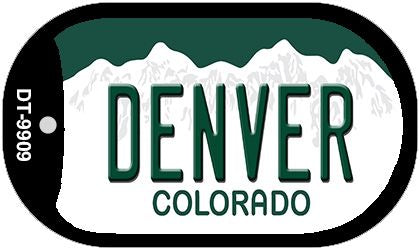 Denver Colorado Novelty Metal Dog Tag Necklace DT-9909