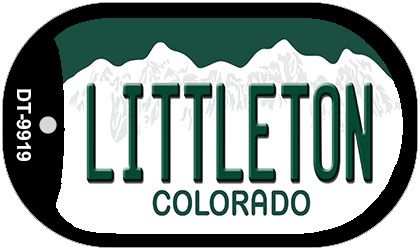 Littleton Colorado Novelty Metal Dog Tag Necklace DT-9919