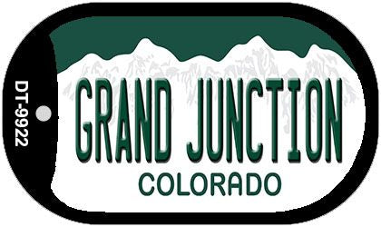 Grand Junction Colorado Novelty Metal Dog Tag Necklace DT-9922