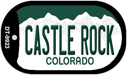 Castle Rock Colorado Novelty Metal Dog Tag Necklace DT-9923