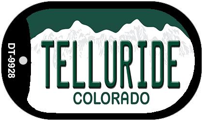 Telluride Colorado Novelty Metal Dog Tag Necklace DT-9928