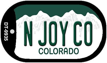 N Joy CO Colorado Novelty Metal Dog Tag Necklace DT-9935