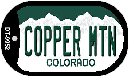 Copper Mountain Colorado Novelty Metal Dog Tag Necklace DT-9952