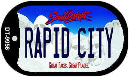 Rapid City South Dakota Novelty Metal Dog Tag Necklace DT-9956