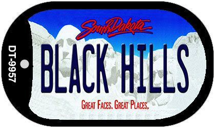 Black Hills South Dakota Novelty Metal Dog Tag Necklace DT-9957