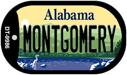 Montgomery Alabama Novelty Metal Dog Tag Necklace DT-9986