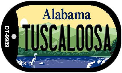 Tuscaloosa Alabama Novelty Metal Dog Tag Necklace DT-9989