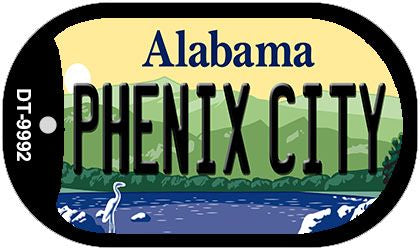 Phenix City Alabama Novelty Metal Dog Tag Necklace DT-9992