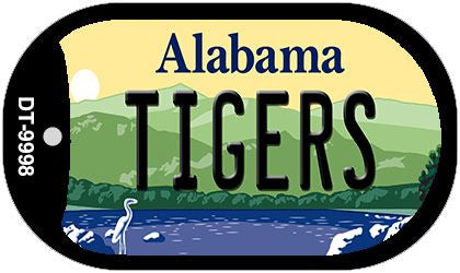 Tigers Alabama Novelty Metal Dog Tag Necklace DT-9998