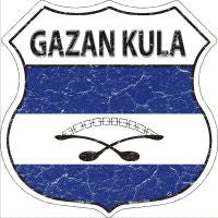 Gazan Kula Highway Shield Novelty Metal Magnet HSM-257
