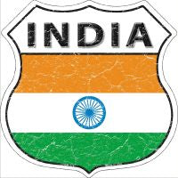 India Highway Shield Novelty Metal Magnet HSM-279