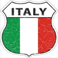 Italy Highway Shield Novelty Metal Magnet HSM-287