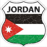 Jordan Highway Shield Novelty Metal Magnet HSM-292