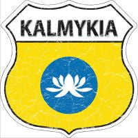 Kalmykia Highway Shield Novelty Metal Magnet HSM-294