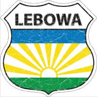 Lebowa Highway Shield Novelty Metal Magnet HSM-310