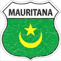 Mauritana Highway Shield Novelty Metal Magnet HSM-329