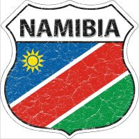 Namibia Highway Shield Novelty Metal Magnet HSM-344
