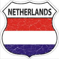 Netherlands Highway Shield Novelty Metal Magnet HSM-347