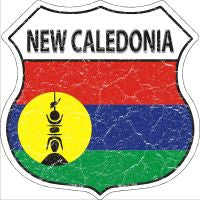 New Caledonia Highway Shield Novelty Metal Magnet HSM-349