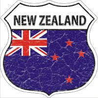 New Zealand Highway Shield Novelty Metal Magnet HSM-350