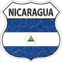 Nicaragua Highway Shield Novelty Metal Magnet HSM-351