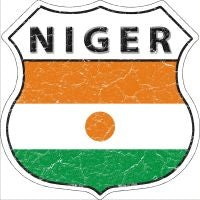 Niger Highway Shield Novelty Metal Magnet HSM-352