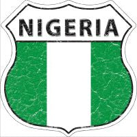Nigeria Highway Shield Novelty Metal Magnet HSM-353