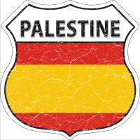 Palestine Highway Shield Novelty Metal Magnet HSM-365