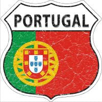 Portugal Highway Shield Novelty Metal Magnet HSM-372