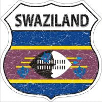 Swaziland Highway Shield Novelty Metal Magnet HSM-412