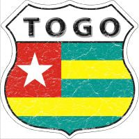 Togo Highway Shield Novelty Metal Magnet HSM-424