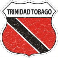 Trinidad Tobago Highway Shield Novelty Metal Magnet HSM-430