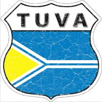 Tuva Highway Shield Novelty Metal Magnet HSM-436