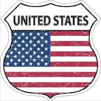 United States Highway Shield Novelty Metal Magnet HSM-444