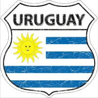 Uruguay Highway Shield Novelty Metal Magnet HSM-446