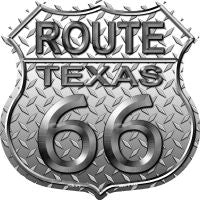 Route 66 Texas Diamond Highway Shield Novelty Metal Magnet HSM-476