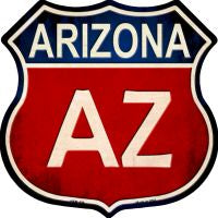 Arizona Highway Shield Novelty Metal Magnet HSM-498