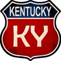 Kentucky Highway Shield Novelty Metal Magnet HSM-512