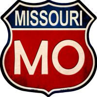 Missouri Highway Shield Novelty Metal Magnet HSM-520