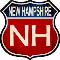 New Hampshire Highway Shield Novelty Metal Magnet HSM-524