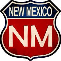 New Mexico Highway Shield Novelty Metal Magnet HSM-526