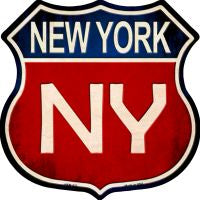 New York Highway Shield Novelty Metal Magnet HSM-527